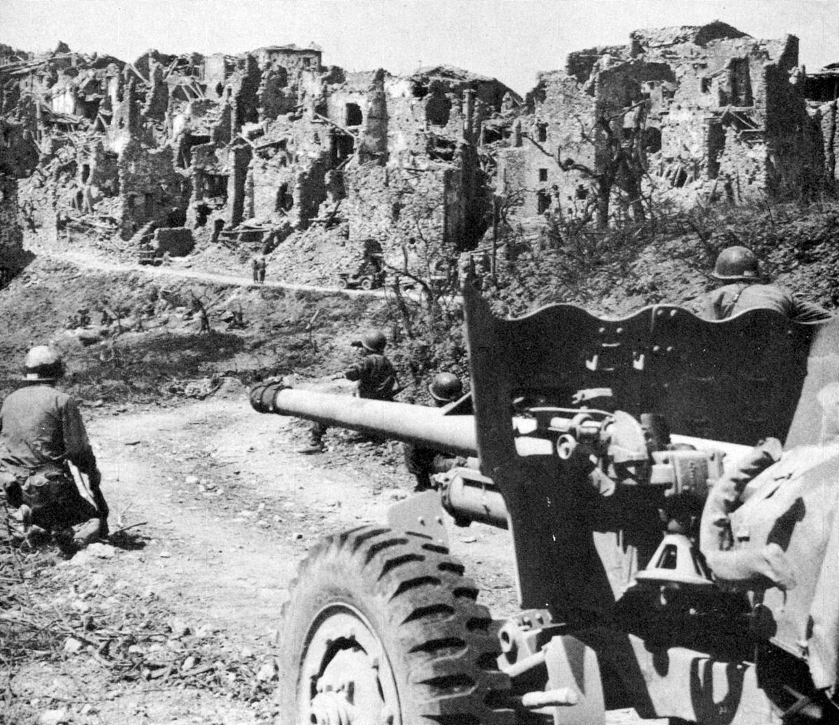 Moment image for Third Battle of Monte Cassino begins