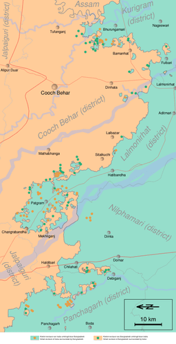 India and Bangladesh resolve border disagreement after 40 years with a signed agreement.