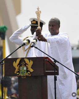 Ghanaian President John Dramani Mahama Sworn In