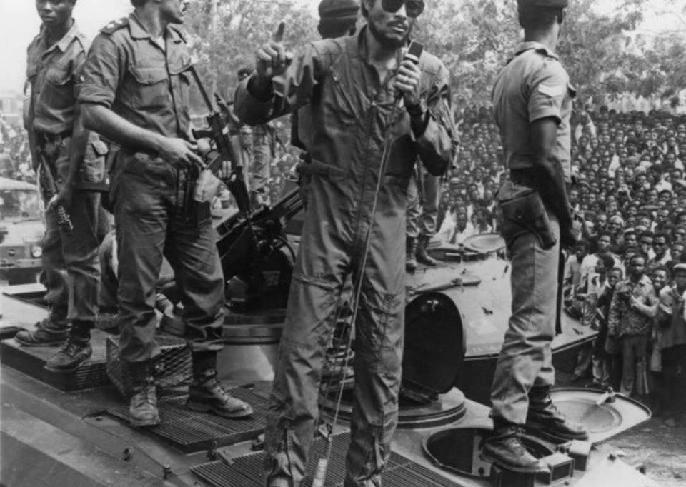 Moment image for Jerry John Rawlings Successfully Executes Coup d'état