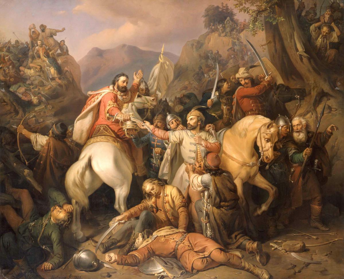 Moment image for The Battle of Posada: Basarab I defeats Hungarian army in ambush.