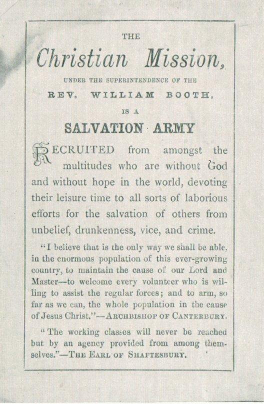 Moment image for William and Catherine Booth established the Salvation Army to offer social services and spiritual support.