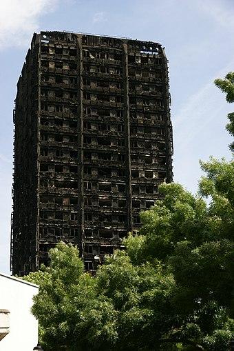 Moment image for Tragedy at Grenfell Tower: Fatal fire in London high-rise building claims many lives.