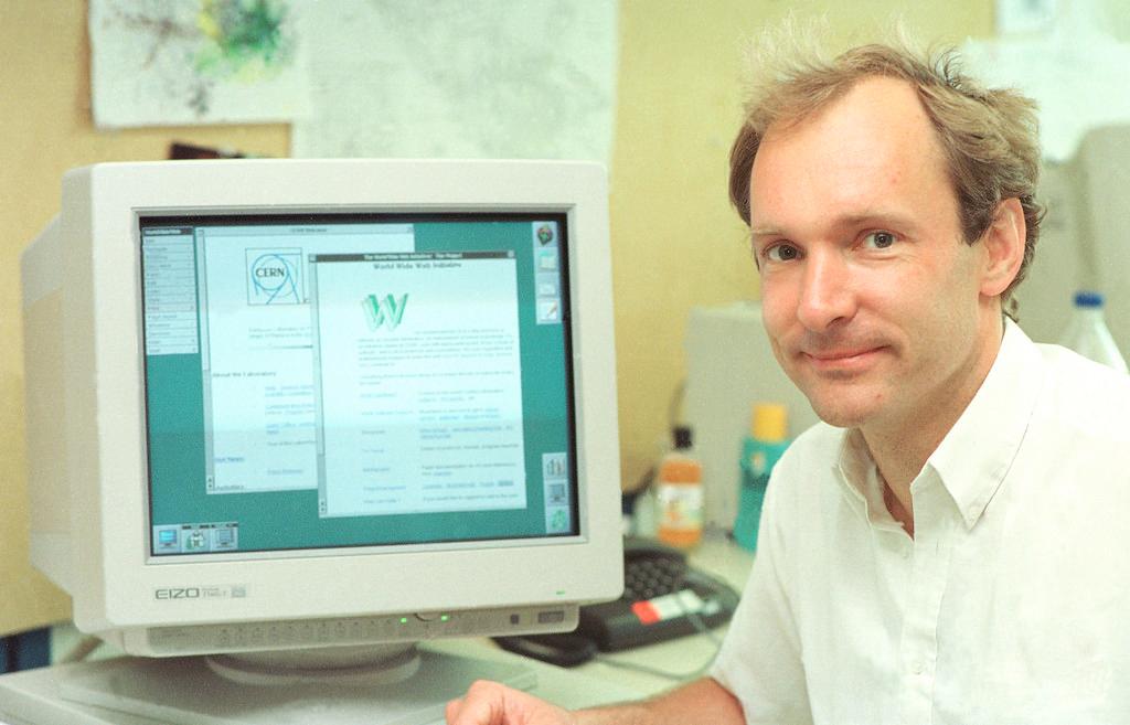 Moment image for Berners-Lee, a British computer scientist, introduced the World Wide Web