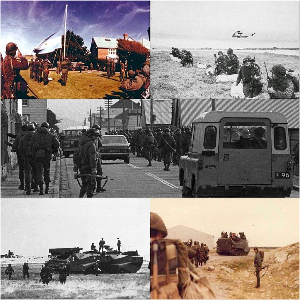 Moment image for Conflict between Argentina and UK ignites over Falkland Islands, leading to war.