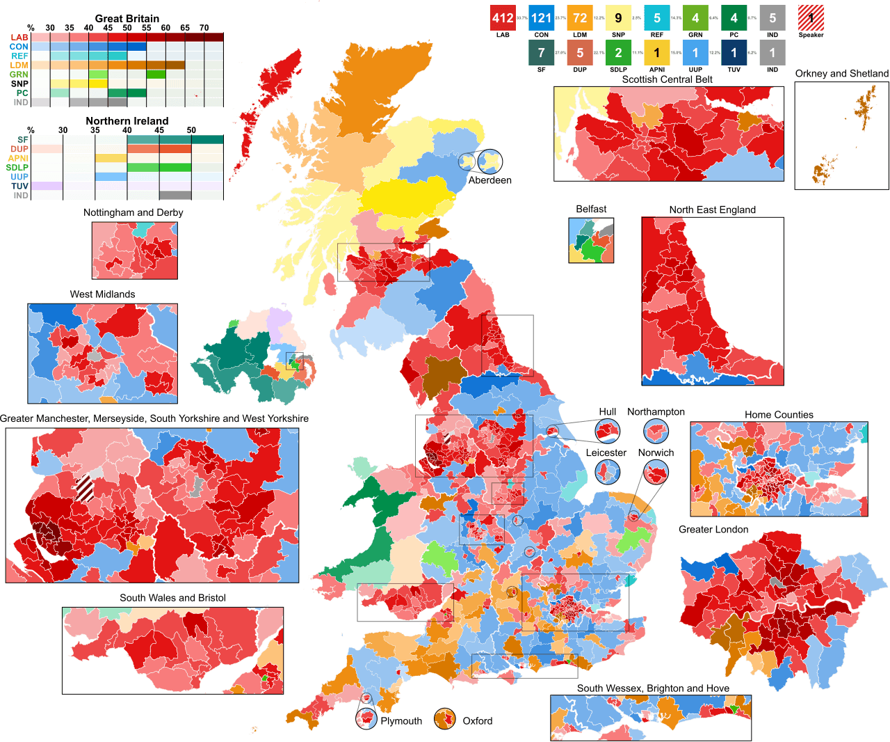 Moment image for Sir Keir Starmer leads Labour to decisive victory after 14 years; UK politics shift significantly.