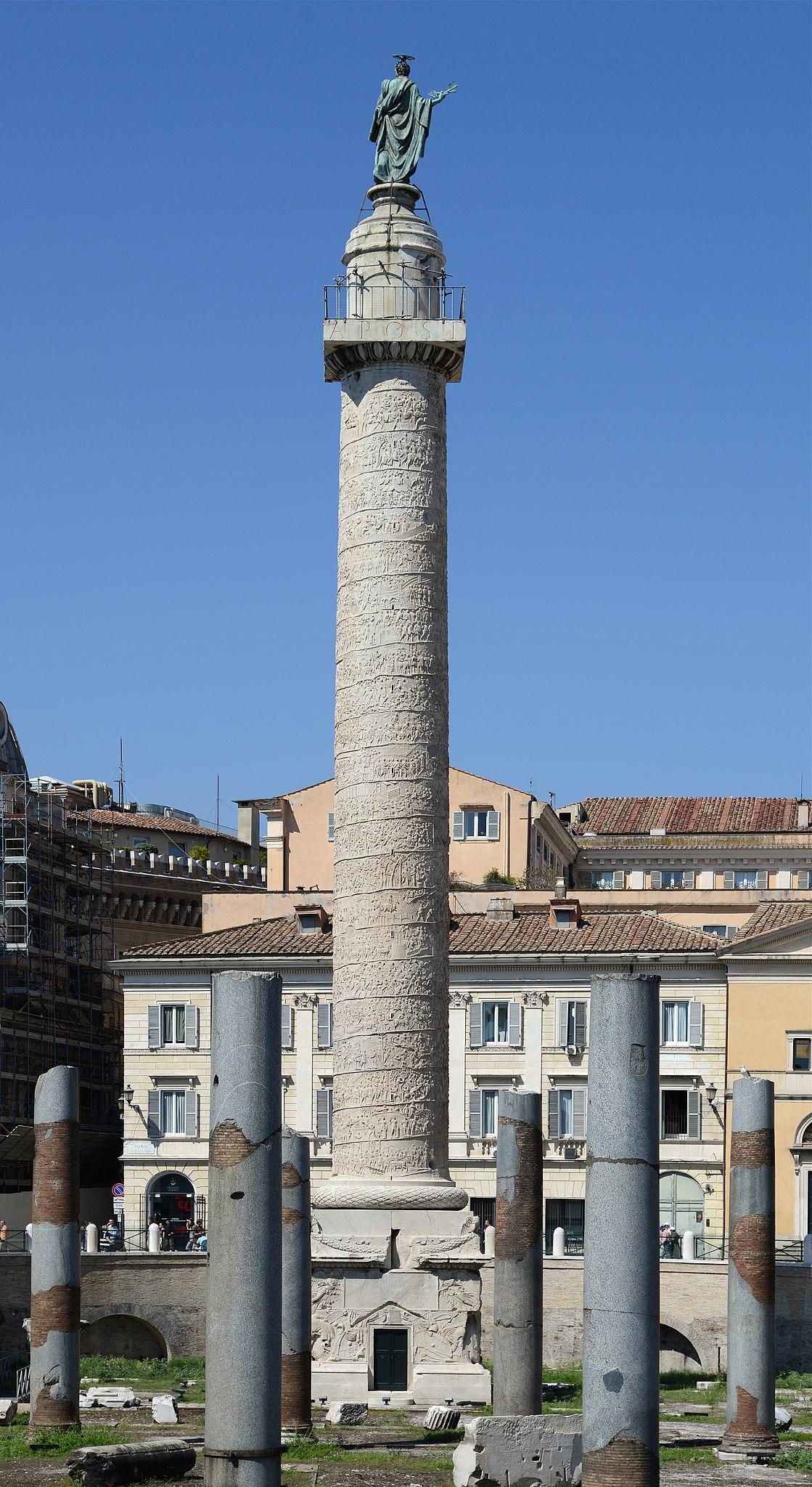 Moment image for Emperor Trajan initiates construction of iconic Rome monument to celebrate military victories.