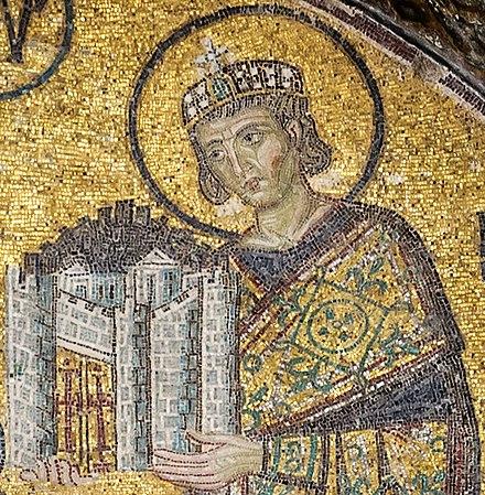 Moment image for Constantine I shifts Roman capital to Byzantium, later known as Constantinople for Eastern Empire.