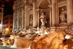 Iconic Trevi Fountain construction in Rome commences, marking a significant event in history.