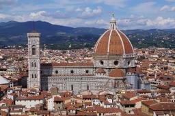 The completion of the dome of Florence Cathedral by Filippo Brunelleschi