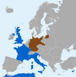Stresa Front: Allied opposition to German expansionism formed by Italy, France, and Great Britain.