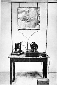 Guglielmo Marconi invents radio telegraph at a young age.