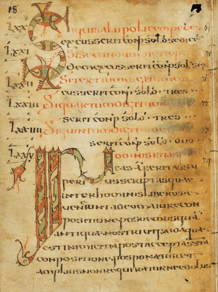 Moment image for King Rothari's Edict establishes early medieval laws and procedures for his kingdom's governance.