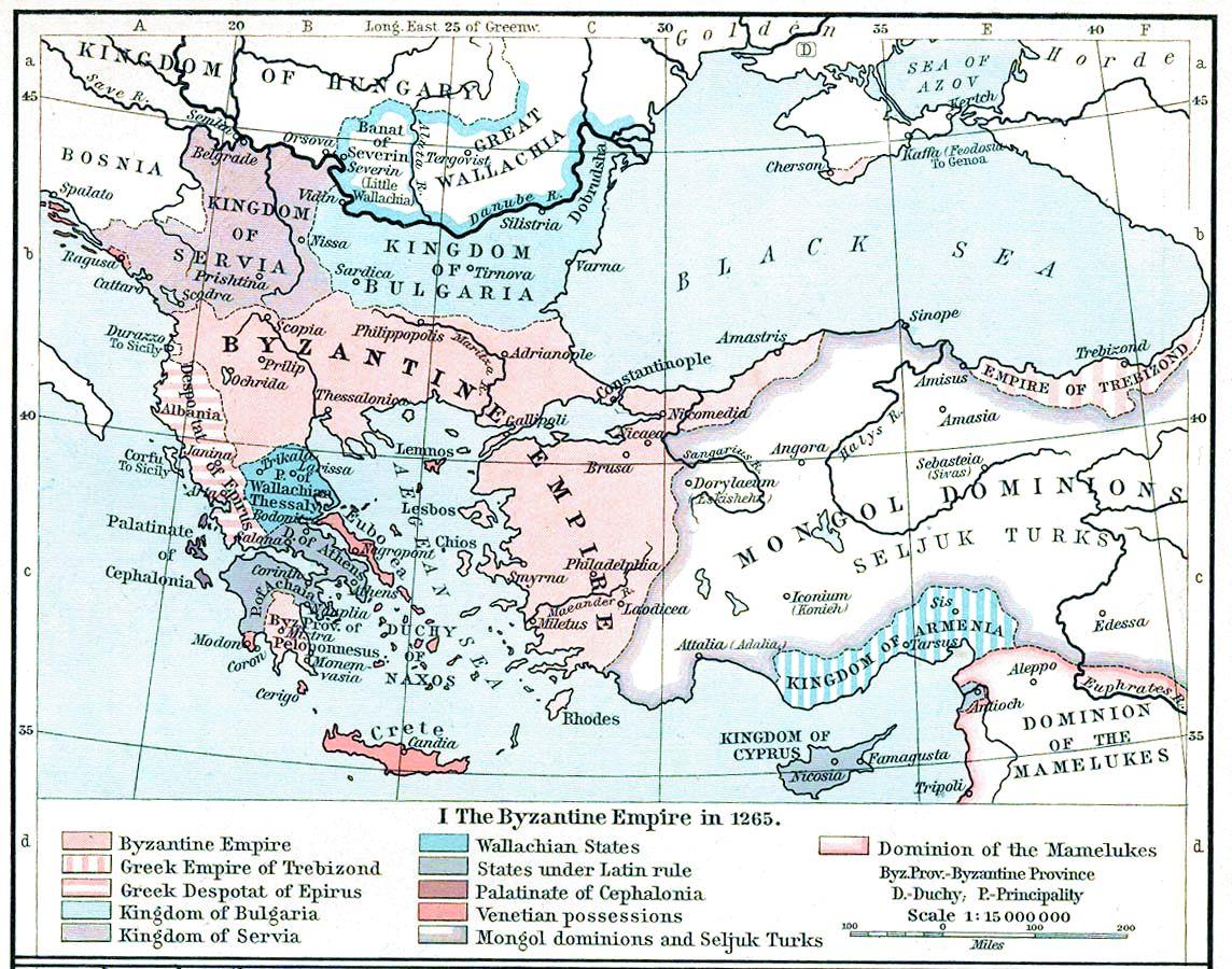 Moment image for Treaty of Nymphaeum ends conflict between Nicaea and Rûm - Byzantine-Seljuk Wars conclude.