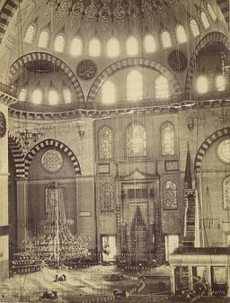 Architect Mimar Sinan designs Istanbul's Suleymaniye Mosque
