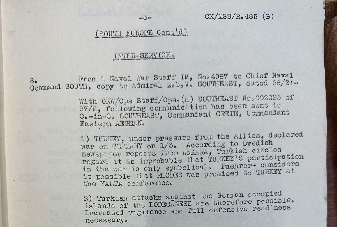 Moment image for Turkey Joins War Against Axis Powers