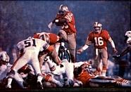 Moment image for Super Bowl XIX: San Francisco 49ers defeated Miami Dolphins 38–16 at Stanford Stadium in Stanford, California.
