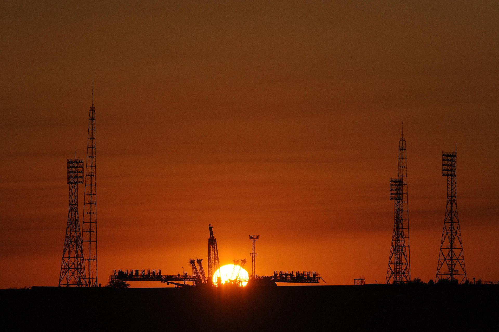 Moment image for Baikonur Cosmodrome in Kazakhstan served as the launch site for Vostok 1