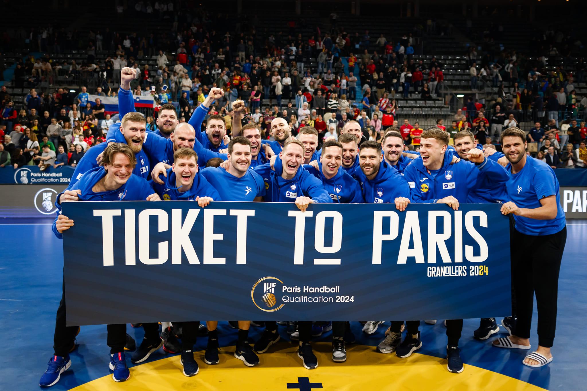 Moment image for The Slovenian national handball team qualifies for the 2024 Olympics