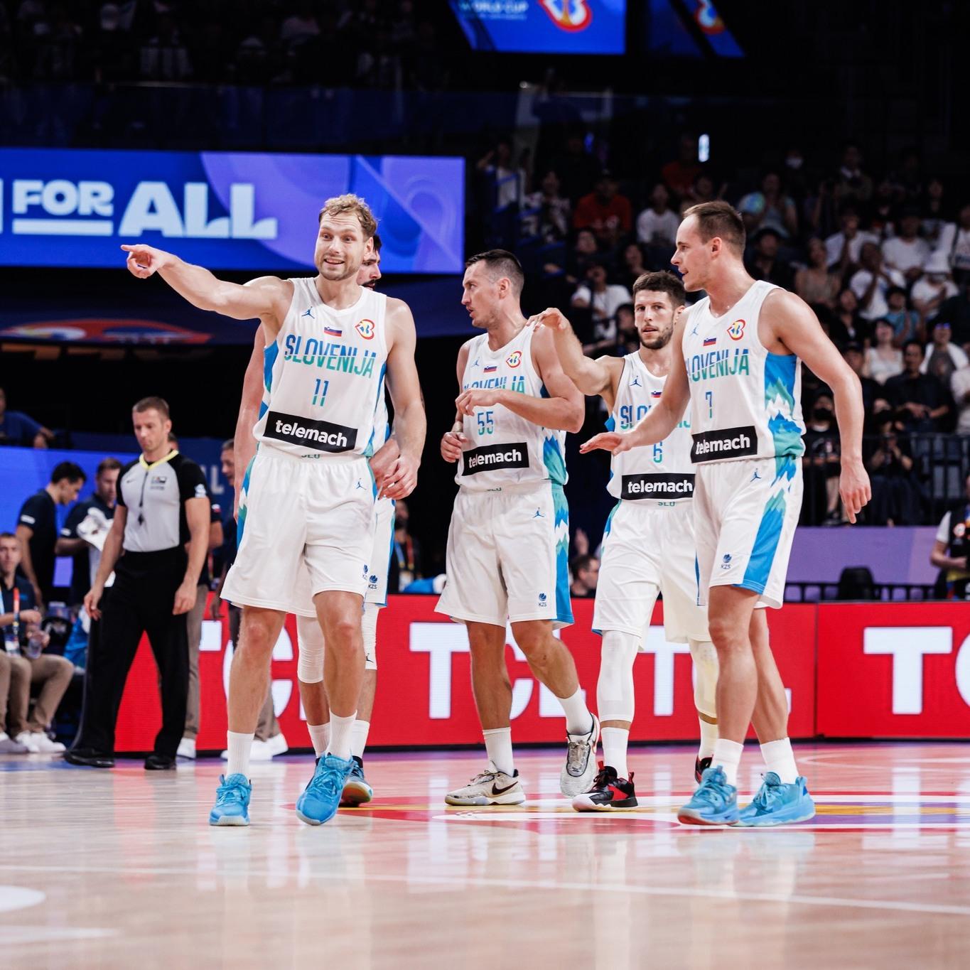 Moment image for Slovenia's national basketball team marks their fourth appearance in FIBA Basketball World Cup