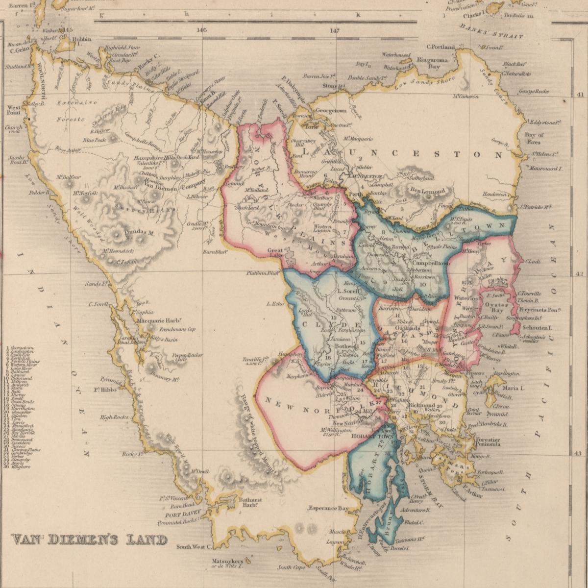 Moment image for Name Change: Van Diemen’s Land to Tasmania