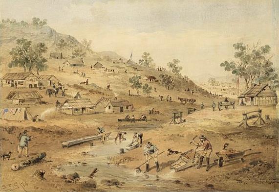 Moment image for Discovery of Gold at Gympie