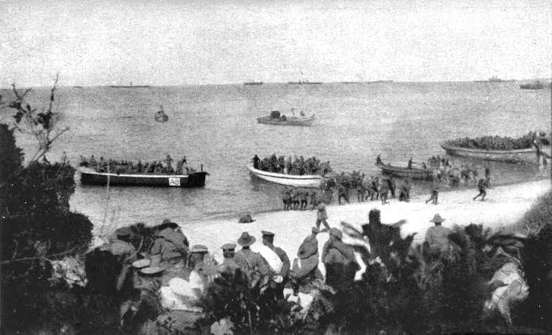 Moment image for Gallipoli: ANZAC soldiers' landing in Turkey.