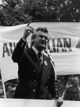 Bob Hawke's Labor win over Fraser in 1983 federal election.