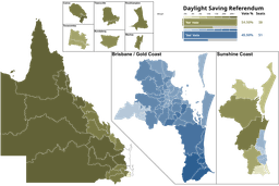 Queensland Daylight Saving Referendum: 54.5% 'No' Vote