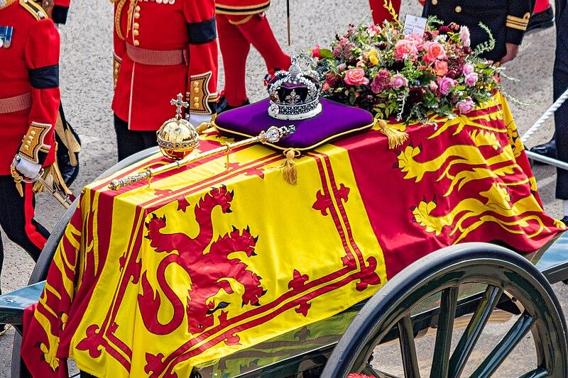 Moment image for Queen Elizabeth II passes away at 96 after 70-year reign.