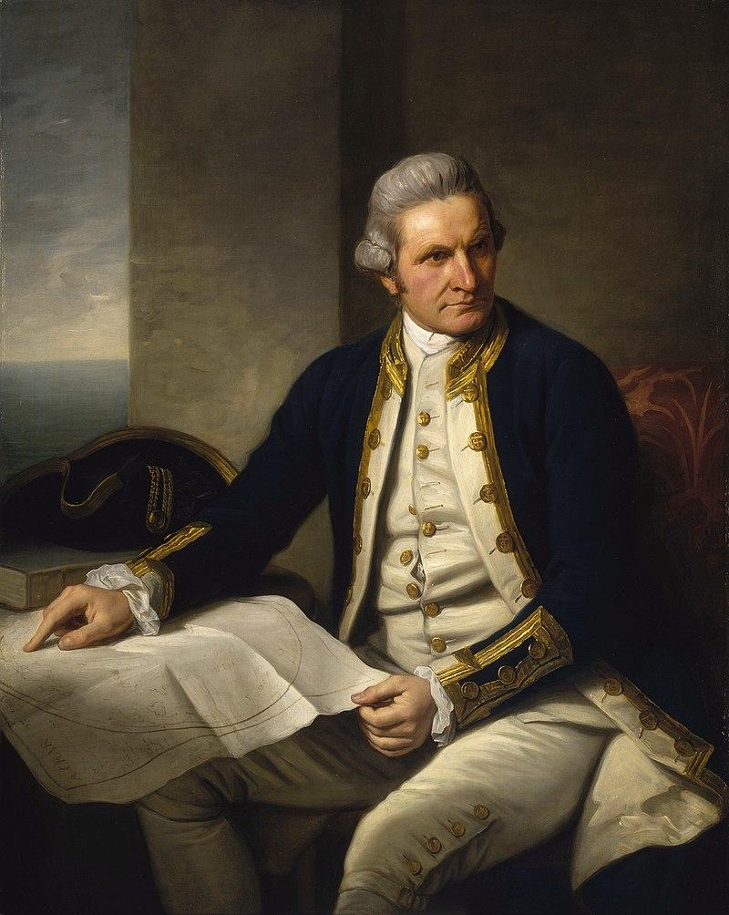 Moment image for English Lieutenant James Cook's expedition in HMS Endeavour charted the eastern coast, and claimed it for the British Crown. Australia was dubbed "terra nullius".