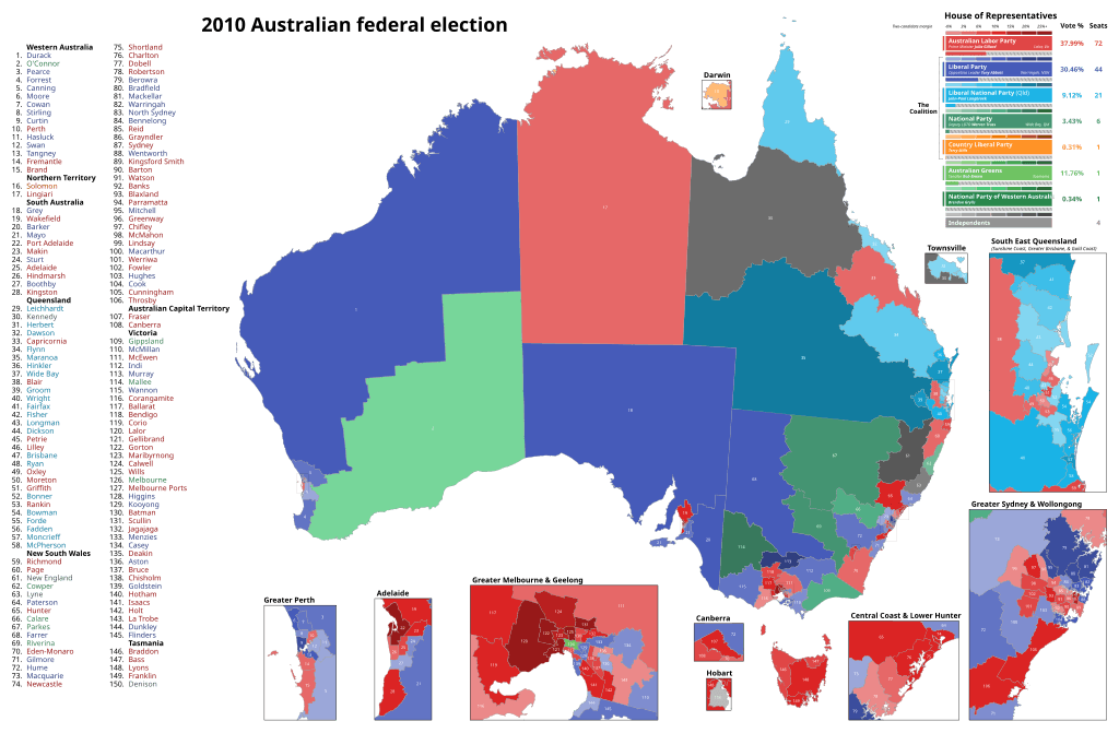 Moment image for 2010 Federal Election: Gillard wins close victory, Wyatt first Aboriginal MP