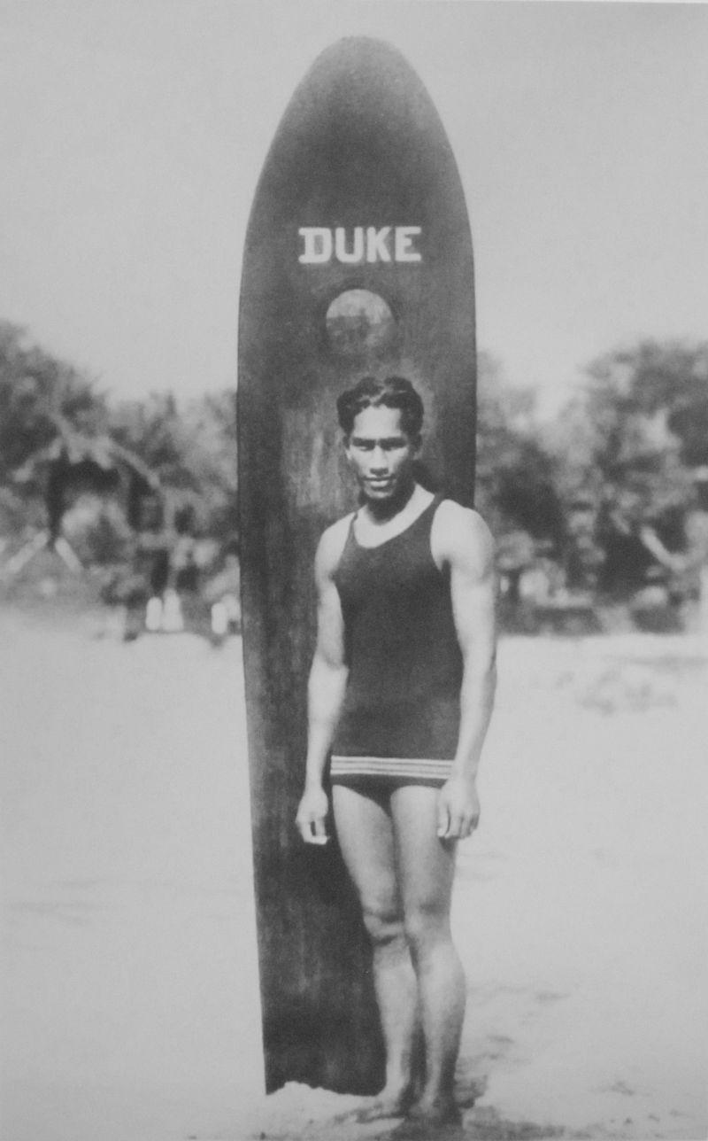 Moment image for  Duke Kahanamoku Popularize Surfing