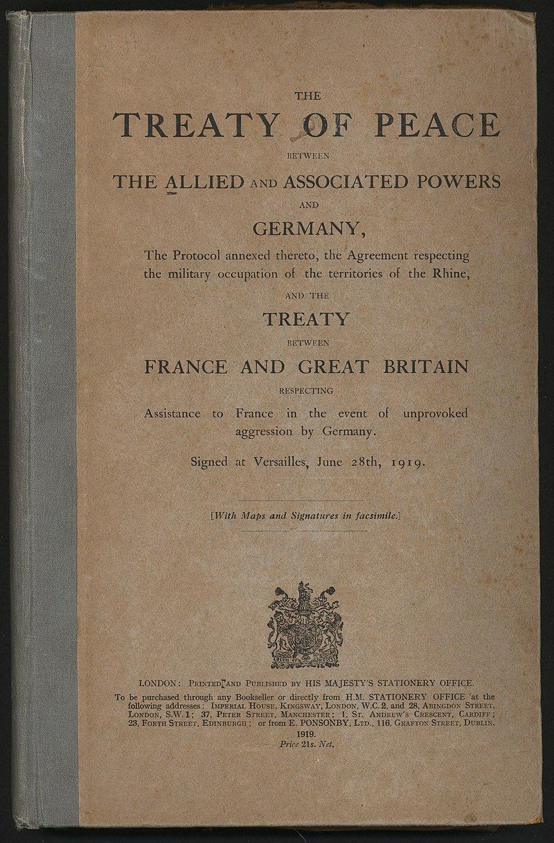 Moment image for Treaty of Versailles Grants Mandate over German New Guinea.