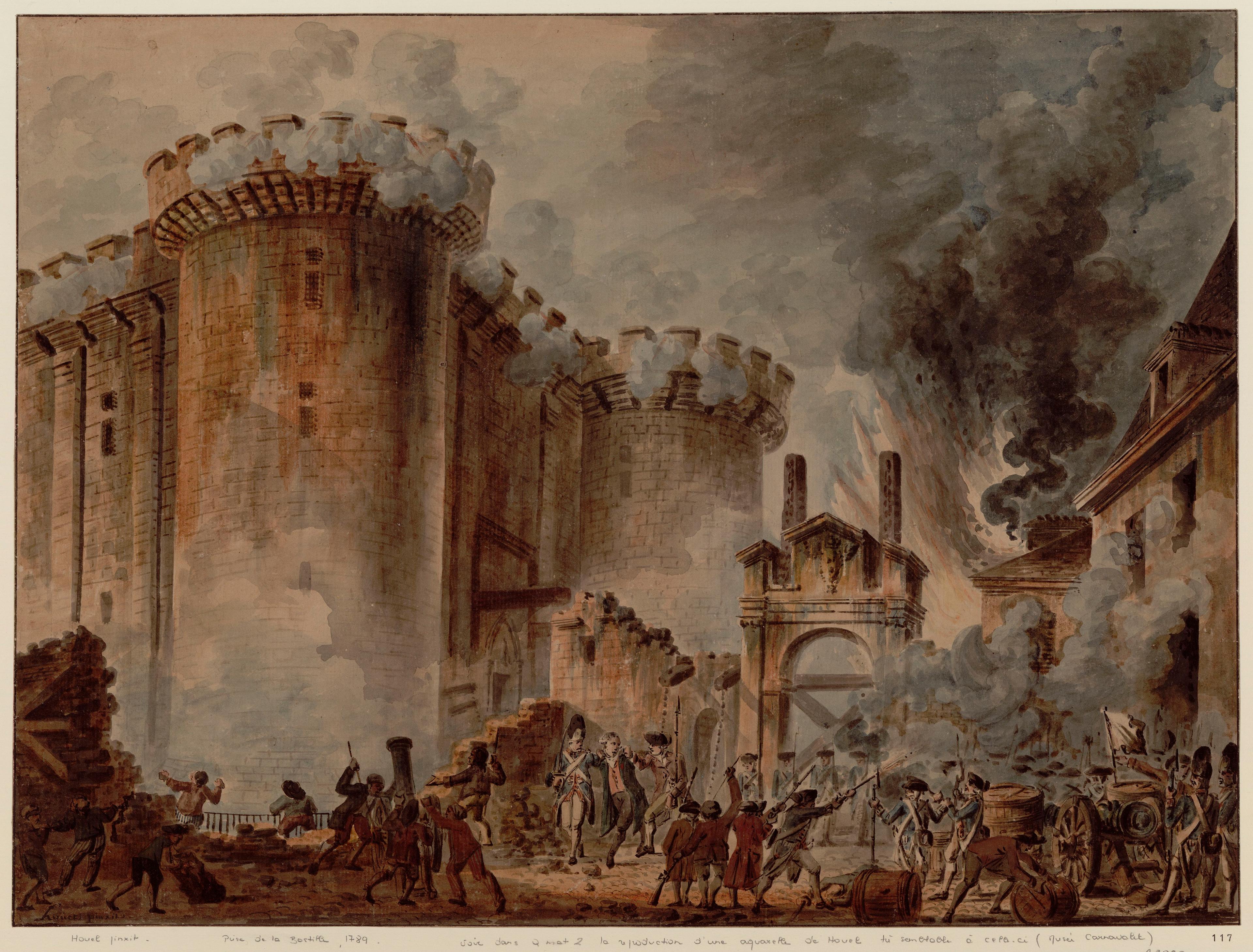 Moment image for Symbolic Storming of Bastille Prison - Power Overthrown by the People