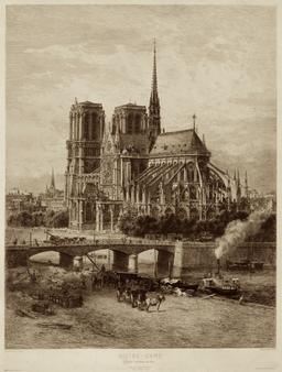 Beginning of Notre Dame Cathedral's Construction