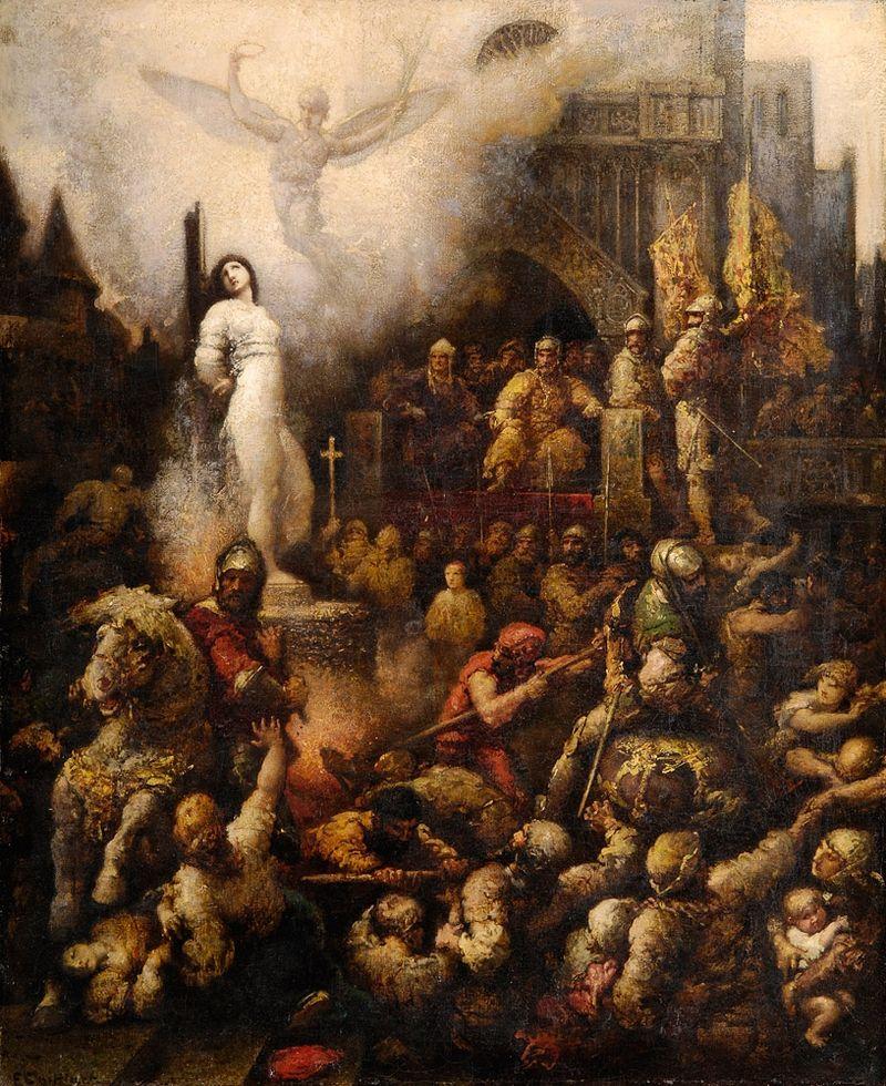 Moment image for Execution of Joan of Arc: Burning at the Stake in Rouen.