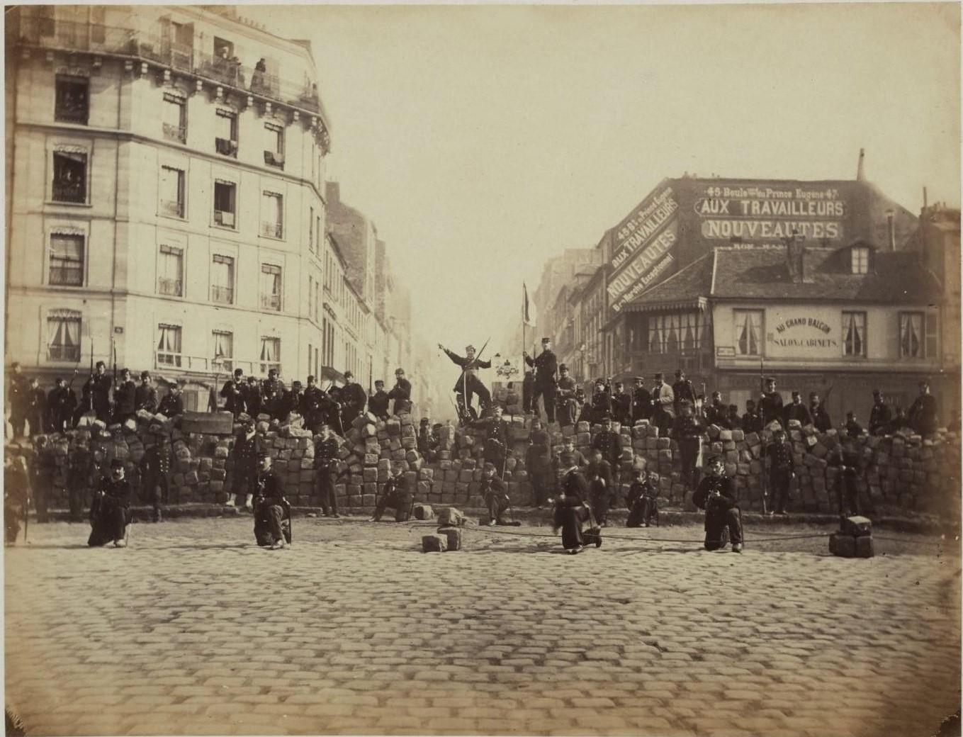 Moment image for Paris Commune's brief control and suppression by the French Army.