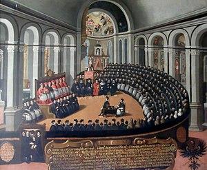 Moment image for Council of Trent reforms calendar, correcting Julian errors, influencing both religious and civil scheduling.