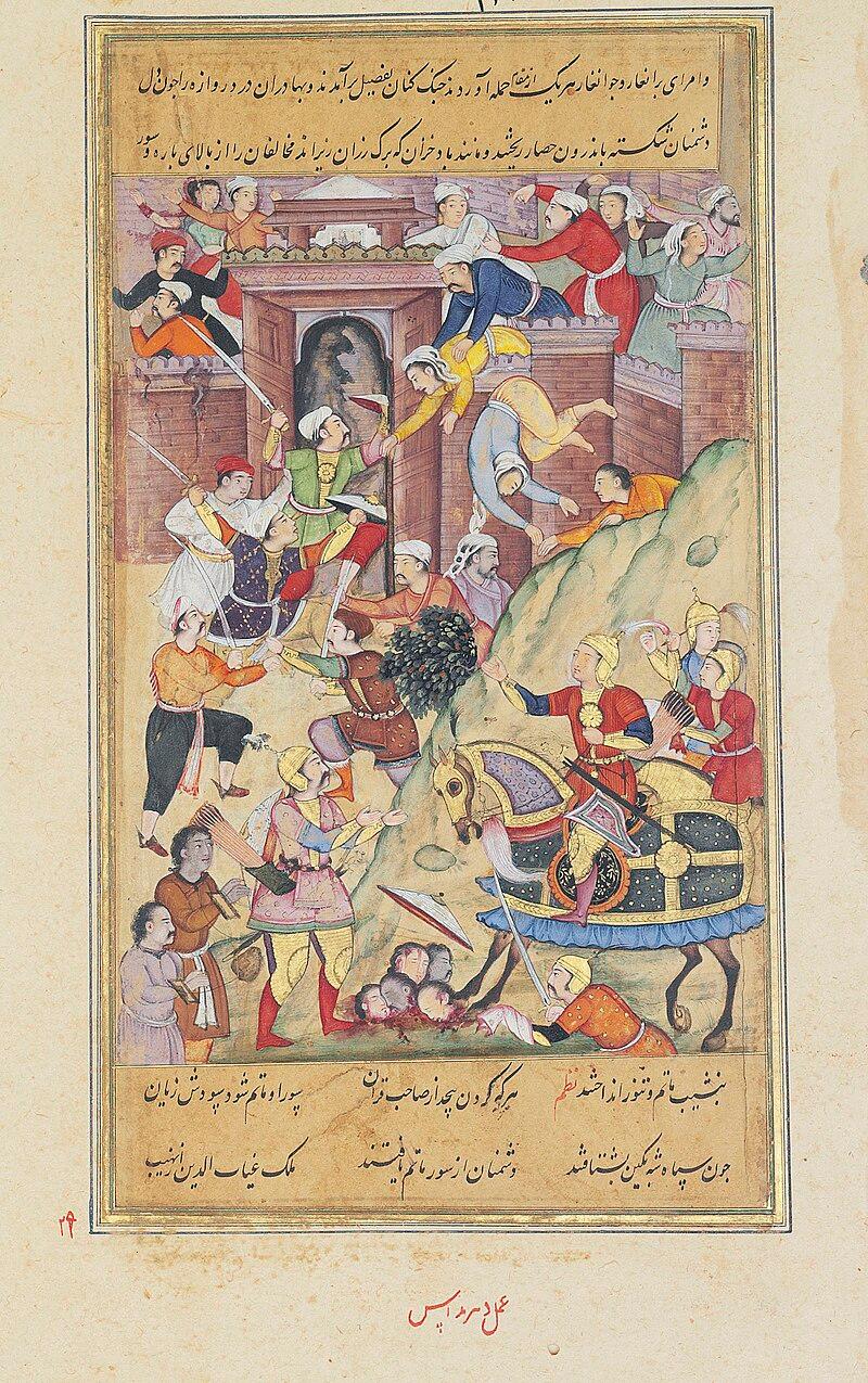 Moment image for Conflict between Timurids and Kartids in the Battle of Herat shapes regional power dynamics.