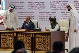 US-Taliban peace deal signed in Doha, aiming for peace and stability in the region.