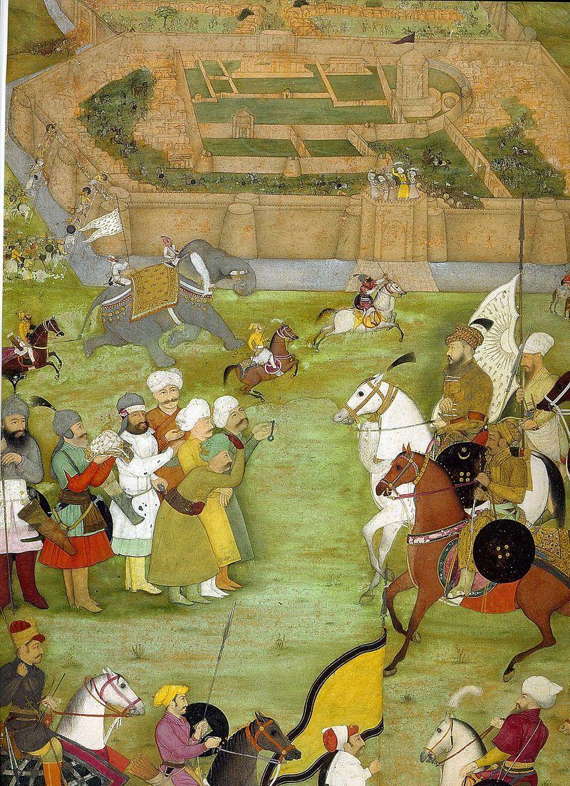 Moment image for Safavid Empire's conquest of Kandahar strengthens its influence in the region.