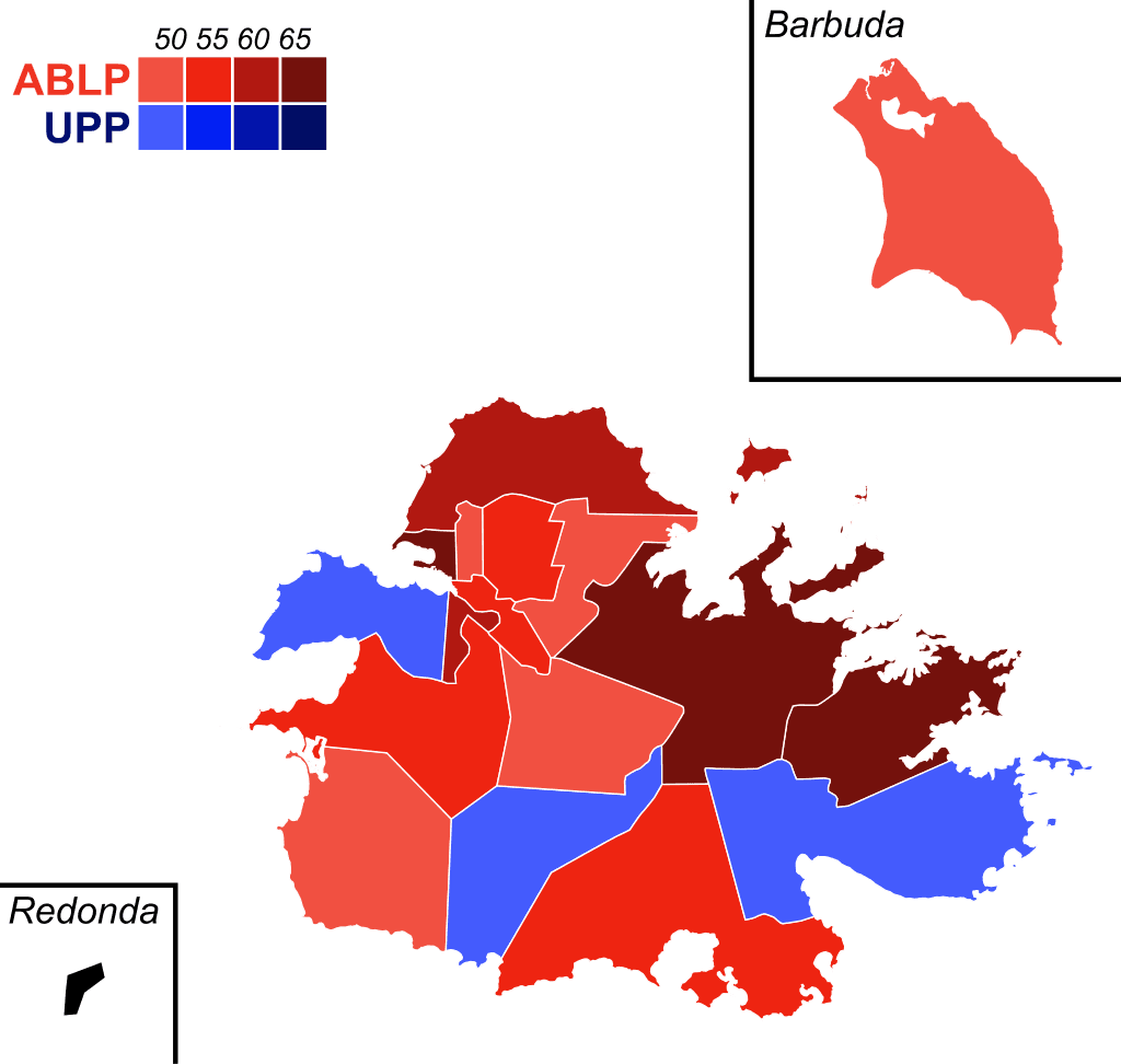 Moment image for Antigua and Barbuda Labour Party regains power in 2014 Election