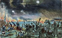 Siege of Antwerp: Fall of strategic Belgian port to German forces in World War I.