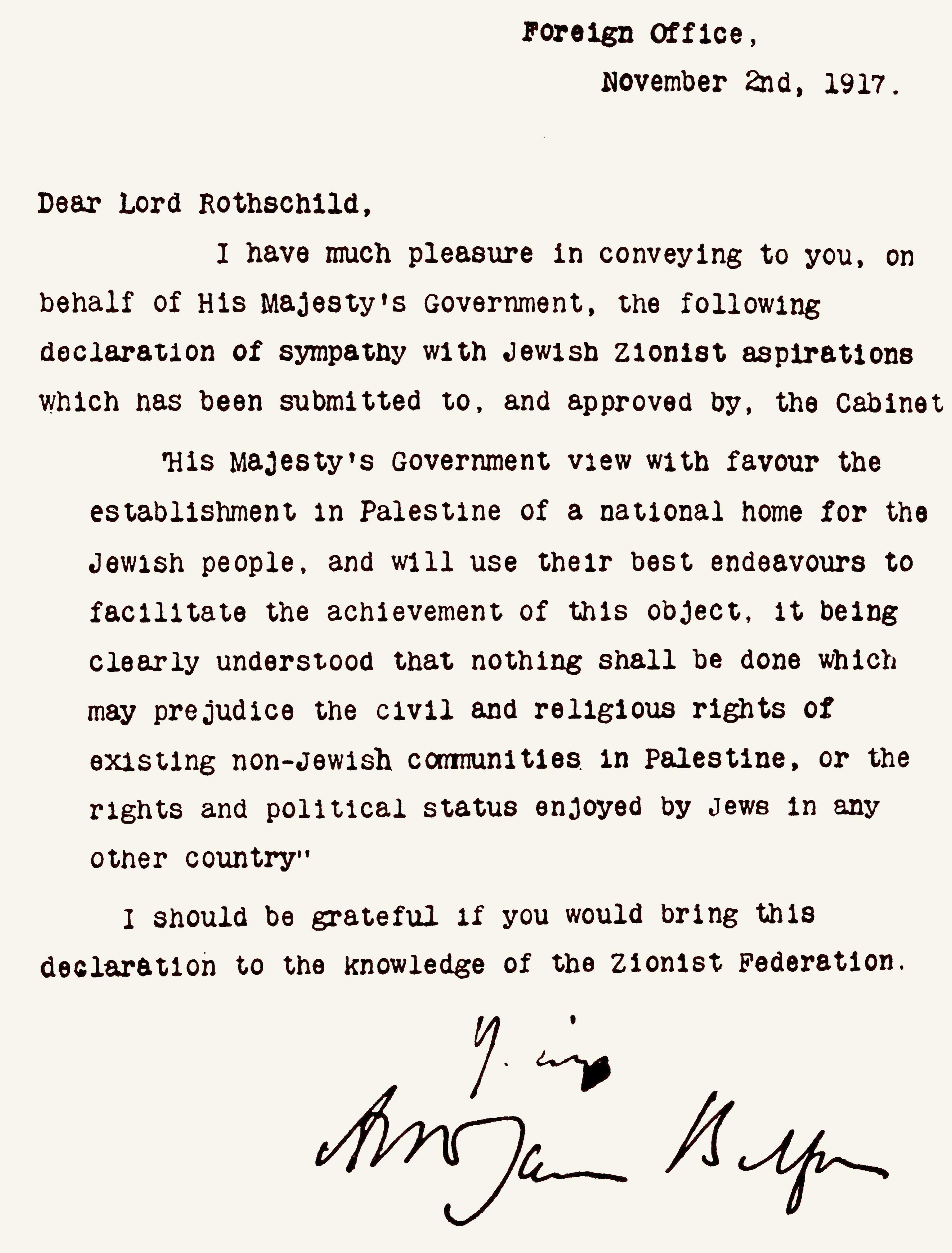 Moment image for Balfour Declaration: British support for Jewish homeland in Palestine during World War I.