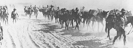 Moment image for British forces' failed attempt to lift the Ottoman siege of Kut during WWI.