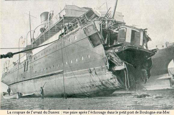 Moment image for SS Sussex Torpedoed, US-German Relations Strained, Sussex Pledge Seeks to Prevent Further Attacks