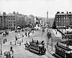Moment image for Easter Rising in Dublin: Fight for Irish Independence against British Rule in 1916.