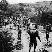 East African Campaign: Allies push against Germans in Tanzania during World War I.