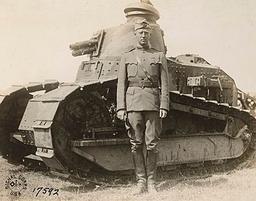 Establishment of the U.S. Tank Corps in World War I reshapes American military strategy.